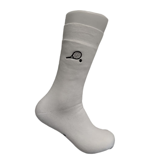 1 Paar Sport-Socken mit Tennisschläger + Ball und Wunschtext