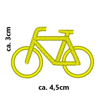 Personalisierte SOCKEN mit Fahrrad und Wunschtext bestickt