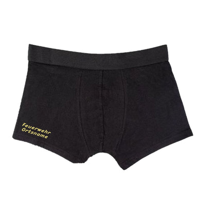 Boxer-Short mit Feuerwehr und Wunschtext