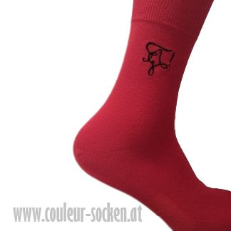 Personalisierte Socken mit Zirkel A.V. Austria Innsbruck AIn ÖCV