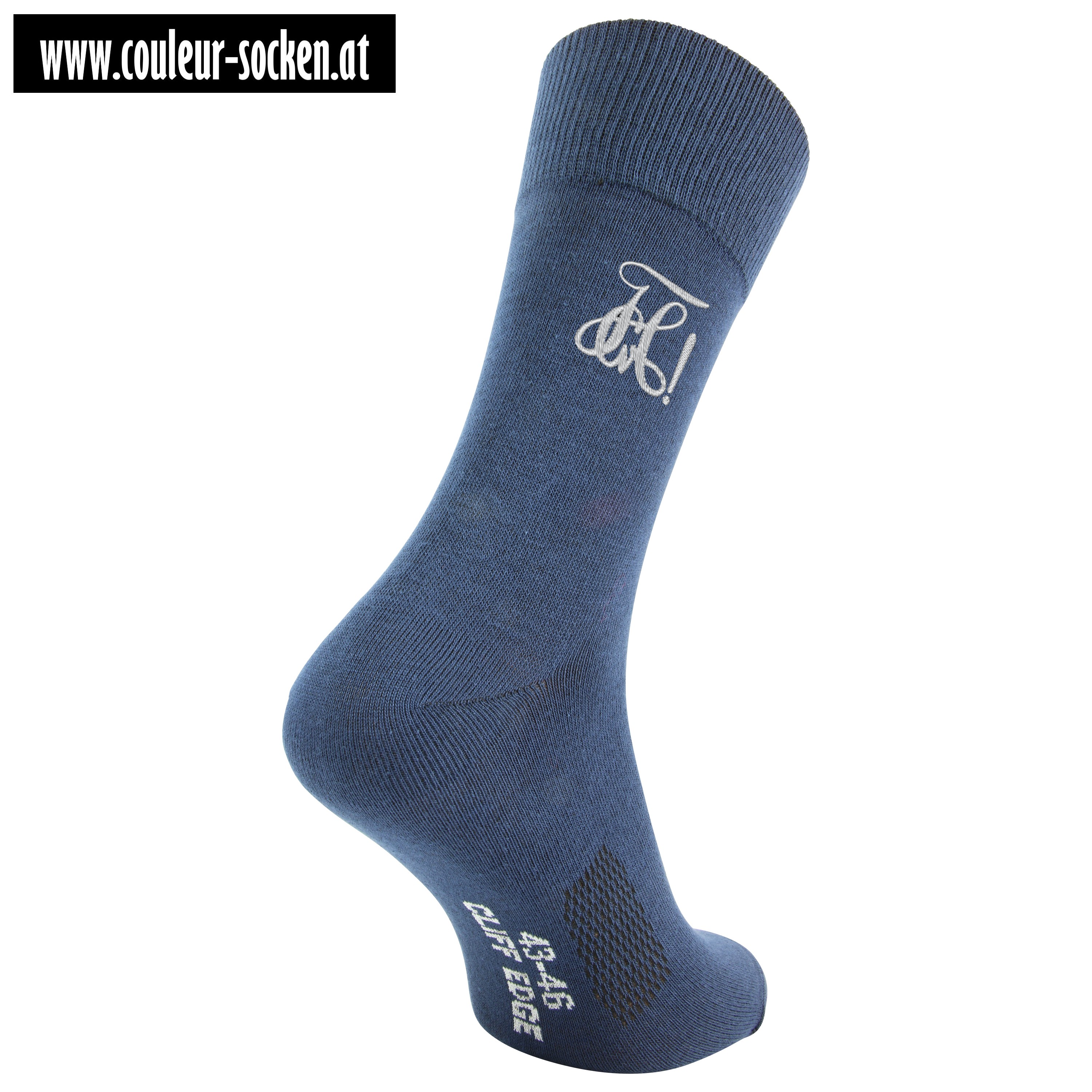 Bestickte Socken Beispiel 1